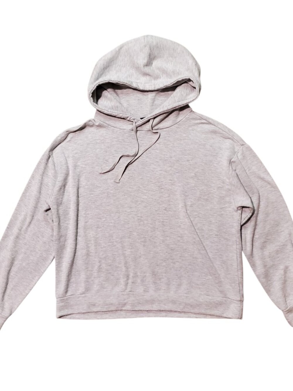 Quince Gray Supersoft Tencel Fleece Pullover Hoodie - Small